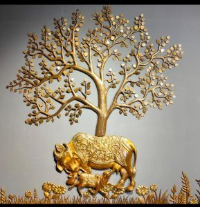 Kamadhenavu Tree Art -96in / 72in